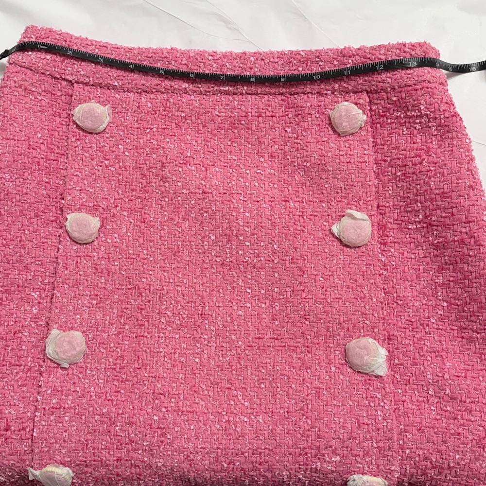 Tuckernuck Hyacinth House Pink Tweed Andi Mini Skirt New Without Tag Size S - Picture 12 of 14